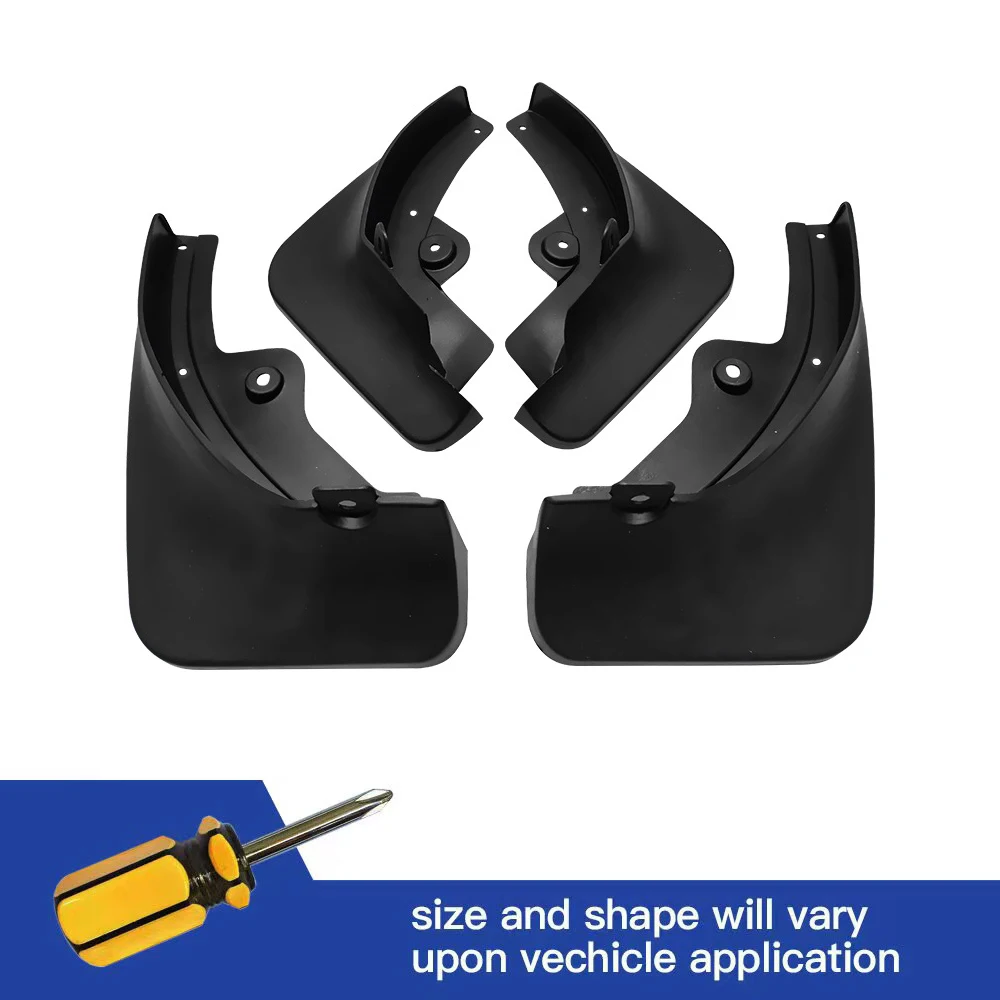 

4Pcs Front & Rear Mud Flaps Splash Guards Mudguards Black For Citroen C5 Aircross 2017 2018 2019 2020 2021 2021