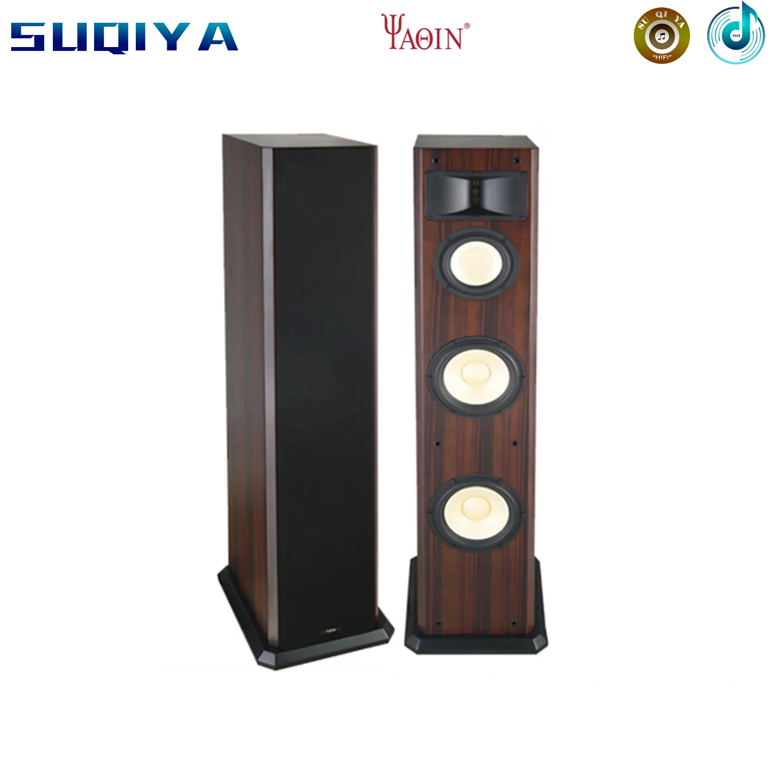 

YAQIN MS-600M Floor High Fidelity Fever HiFi Speaker 3-fen 7 "double Bass Passive Sound Factory Direct Sales