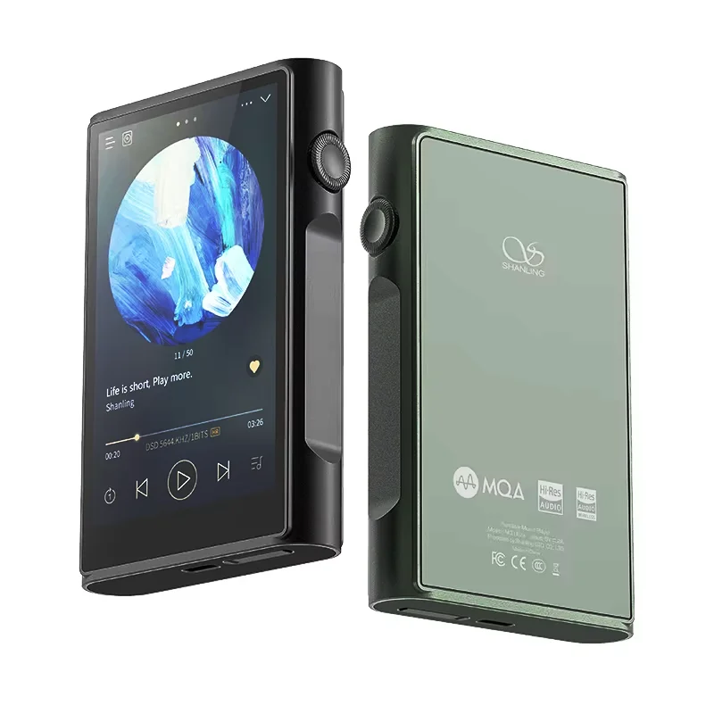 SHANLING M3 울트라 MP3 플레이어 고해상도 오디오 HiFi 휴대용 음악 플레이어 안드로이드 10 듀얼 ES9219C DAC AMP 블루투스 5.0 DSD256 M3U