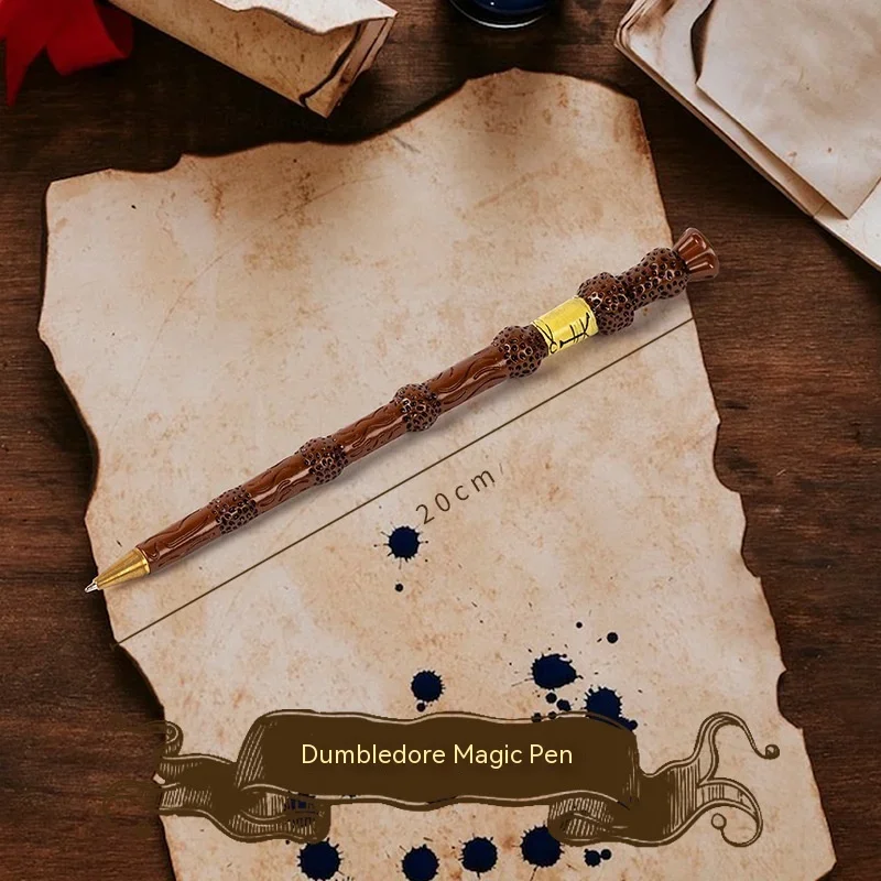 Set Penne Bacchetta Magica Harry Potter - Harry, Hermione E Silente - Regalo Perfetto Per Appassionati - Foto 5