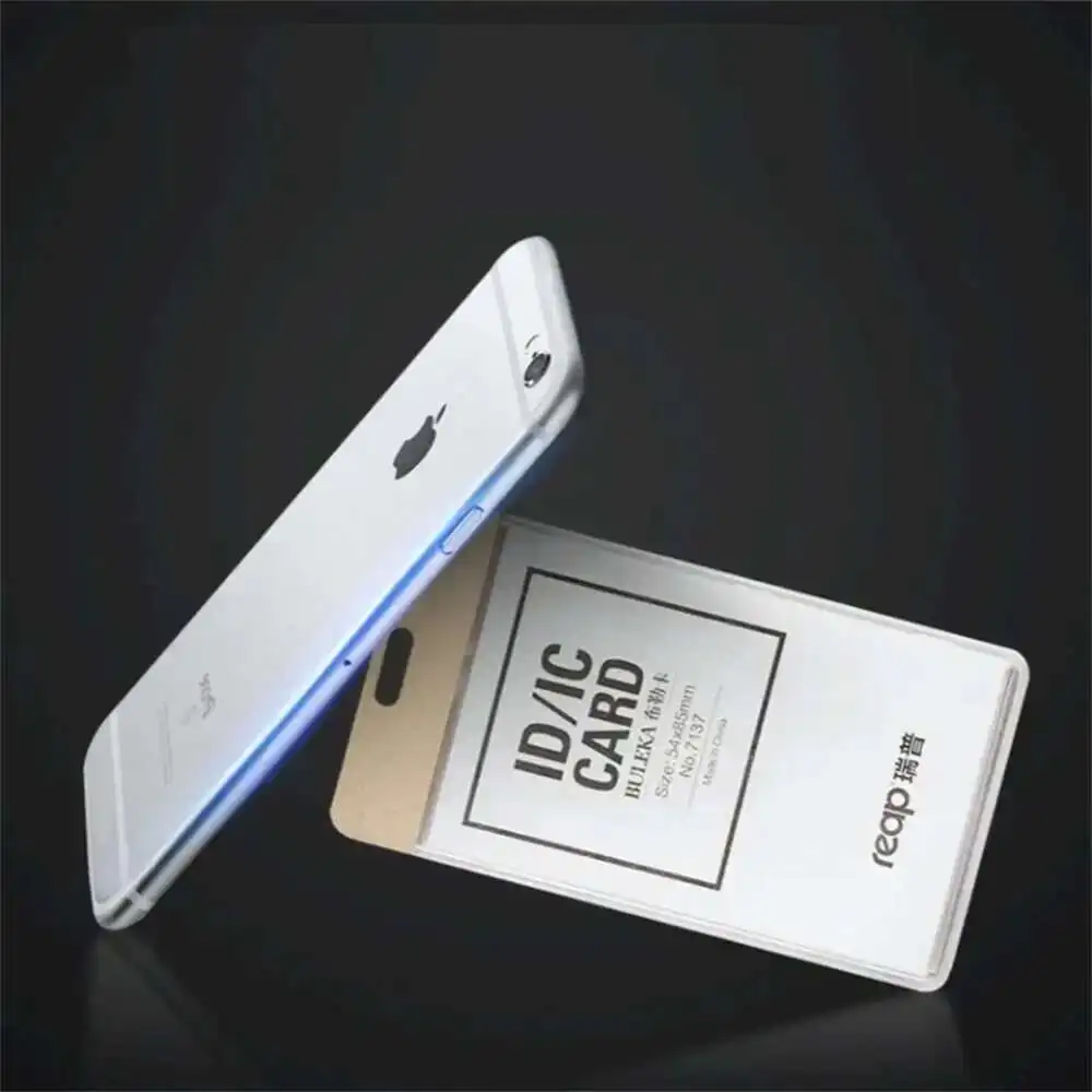 Id Card Holder Frameless Aluminum Alloy for Retail Store Hotel Office