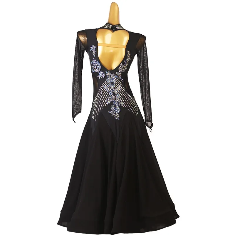 New Standard Ballroom Dance Dress Women Latin Skirt Performance Clothes Stage Costume Girls Competition Piece Modern Outfit