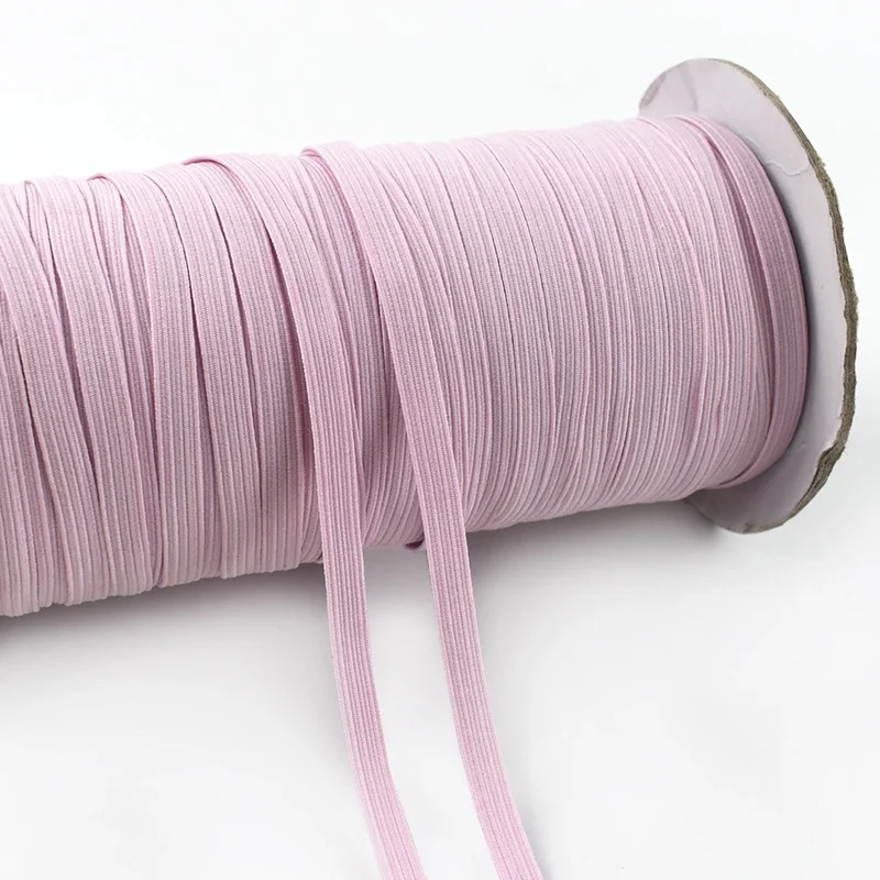 Elastic Band - 30 Meters, 6mm Flat Rubber Ribbon for Sewing and Crafting Accessories
