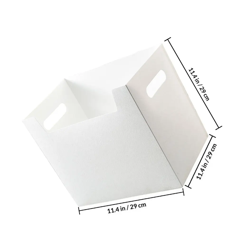 2Pcs 휴대용 소형 파일 보관 상자는 PP 플라스틱으로 만들어져 있으며 쉽게 변형되지 않습니다. 교사 학생을 위한 데스크탑 파일 정리함