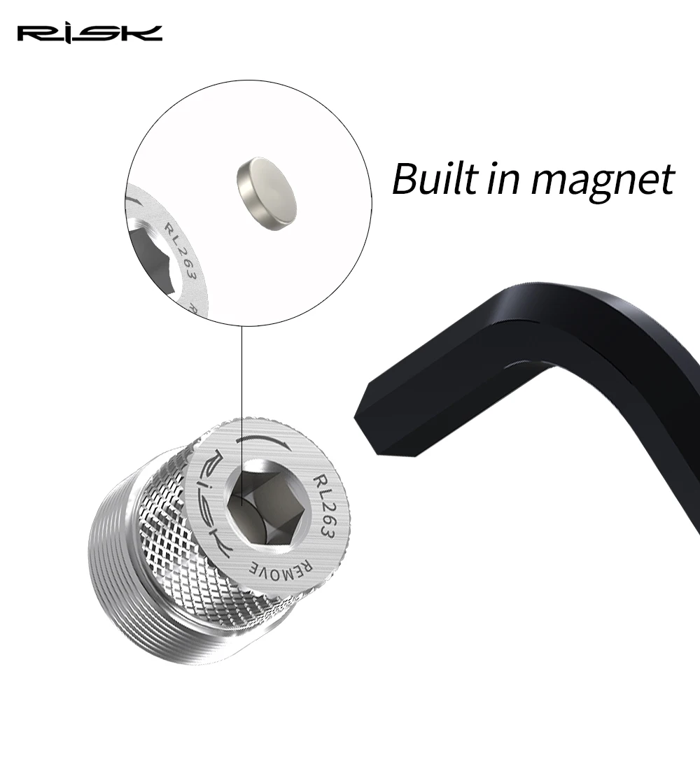 Description Picture 5 of itemRISK Bike Crank Arm Removal and Disc Disaseembly Tool for Cannondale SI/SISL/SISL2 Bicycle Chainring Crankset Remover Extractor