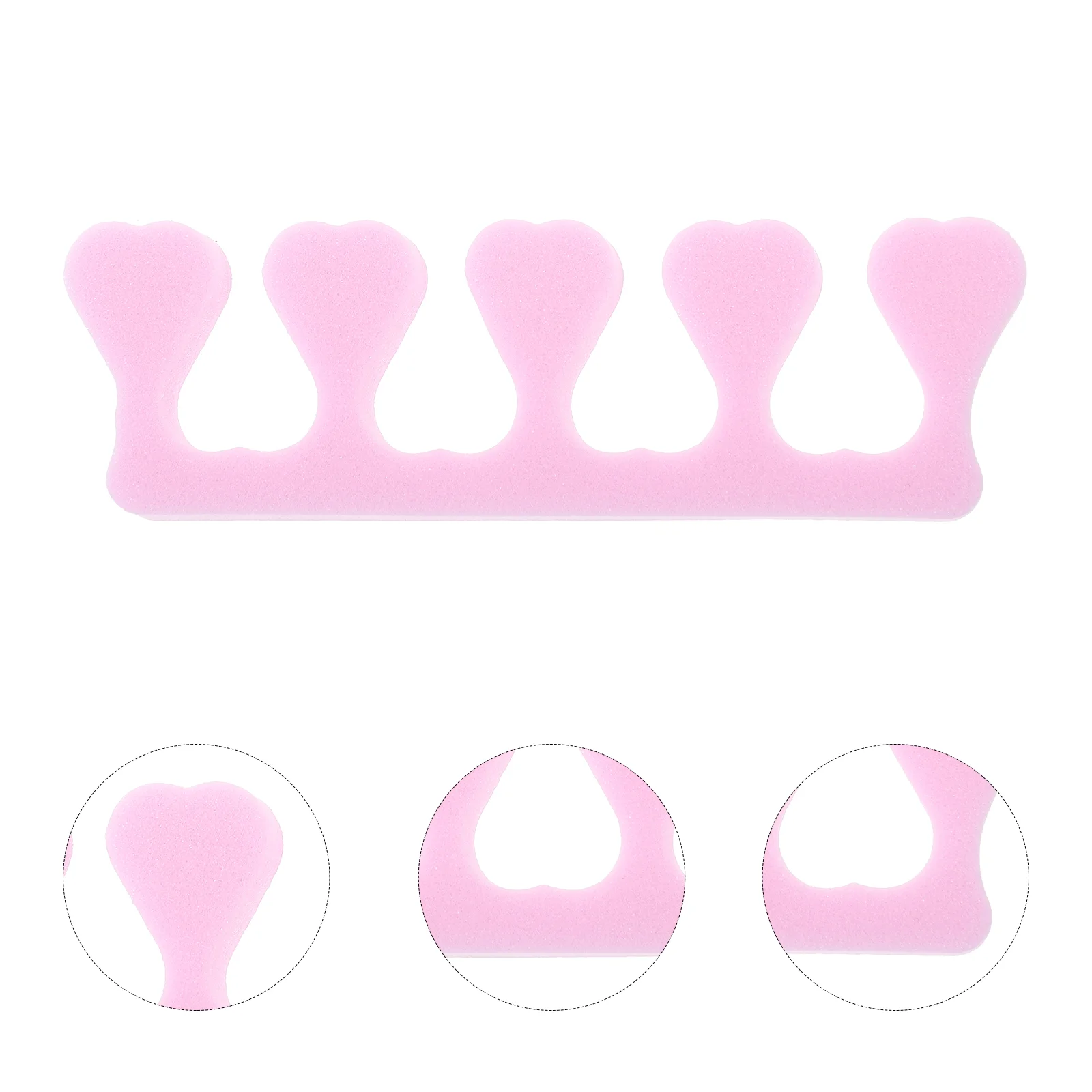 

Toe Straightener Finger Toe Spacers Sponge Toe Separator Toe Spacers Nail Art Separator Nail Art Random Color