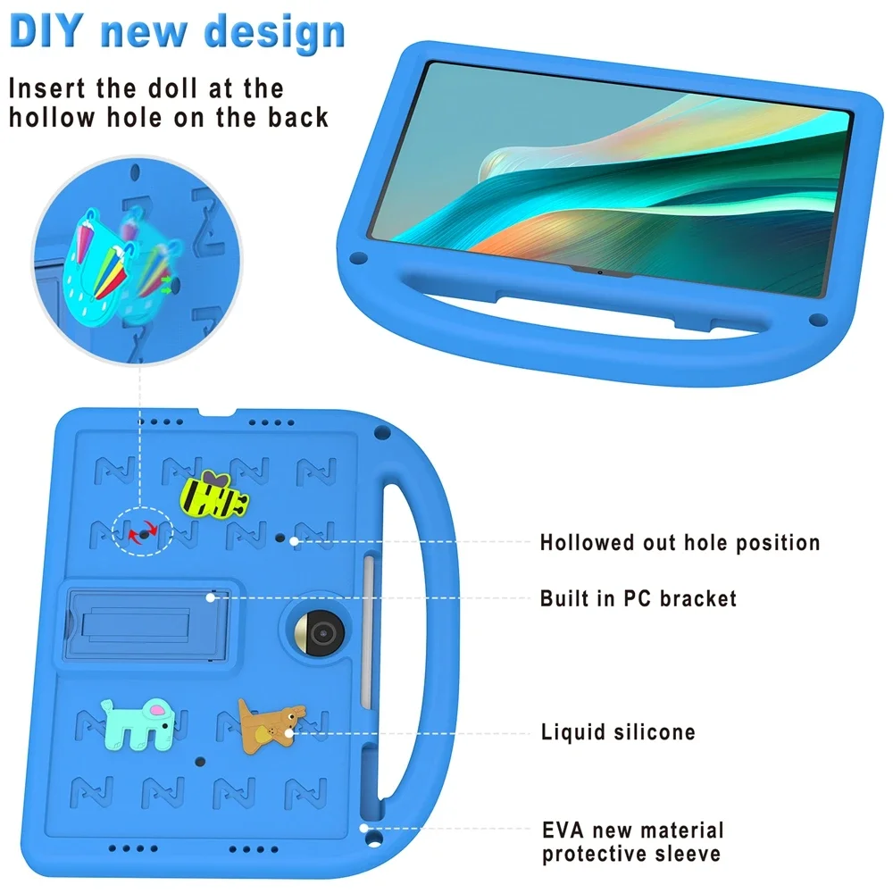Children's Cartoon EVA Stand Cover - Shockproof Case