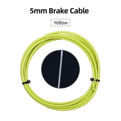 Premium Bicycle Brake and Shift Cable Housing - Durable 4mm/5mm Tubing (Brake Cable - Green)