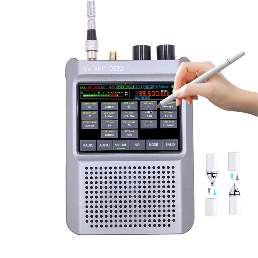 

Short Wave Receiver Touch Receiving Screen