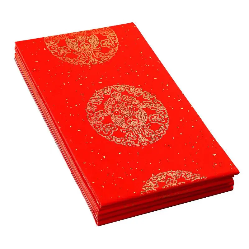 Thickened Wannian Red Couplet Paper Spring Festival 7 Words Calligraphy Brush Writing Handwritten Rice Wholesale images - 6