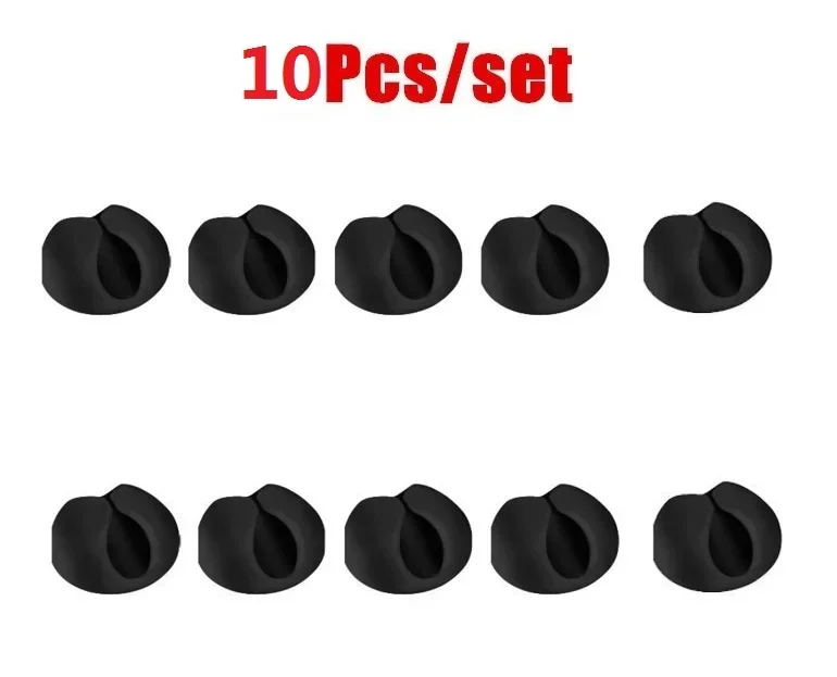 Cable Organizer 10/20Pcs Cable Clips Winder Silicone Desktop Wire Storage Charger Cord Holder for Car USB Charging Tablet Wire