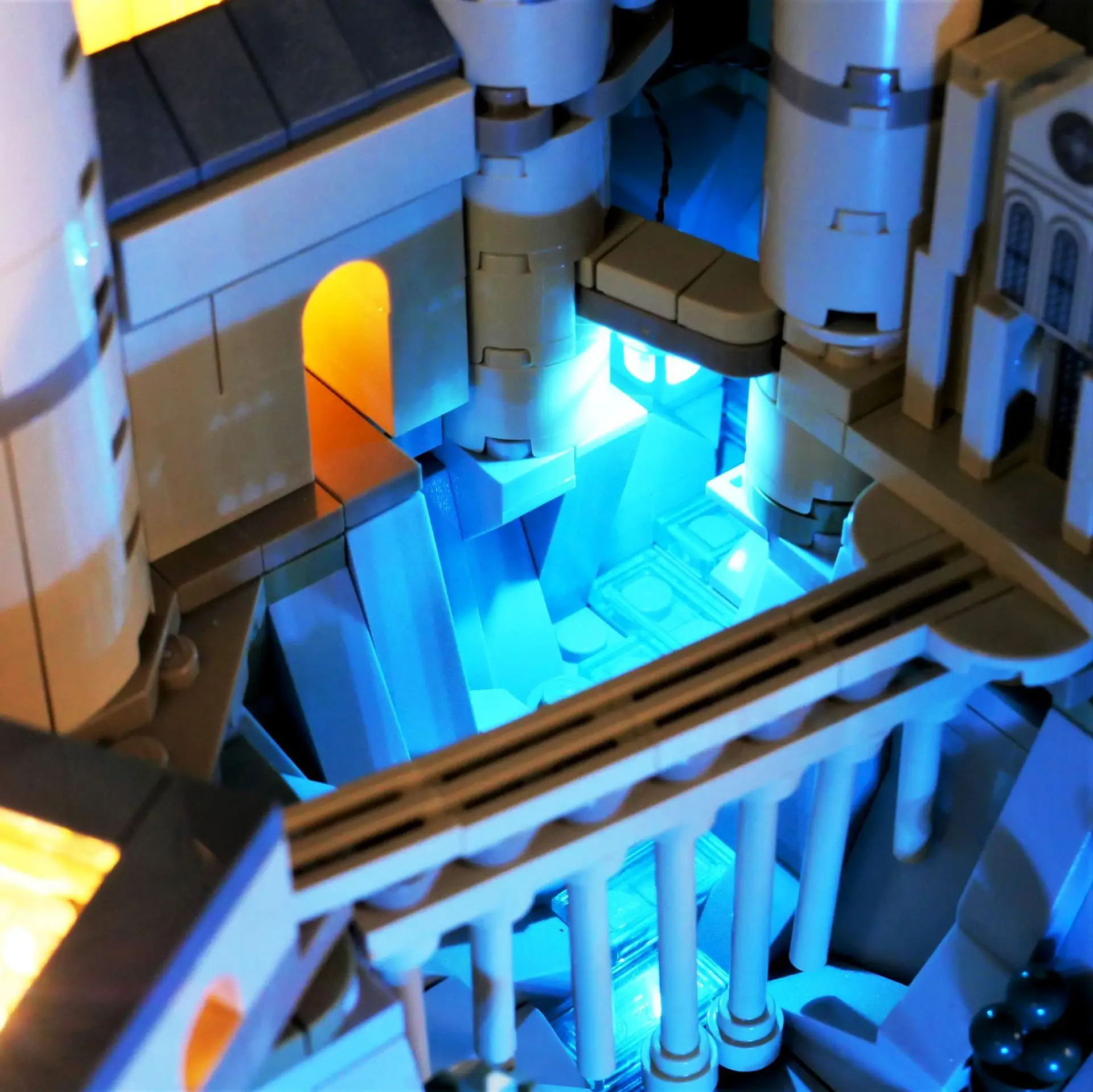 모델 LED 조명 세트는 포함되지 않음 LEGO Castle 및 Grounds 76419 빌딩 블록 벽돌 DIY 램프 장난감 세트와 호환 가능