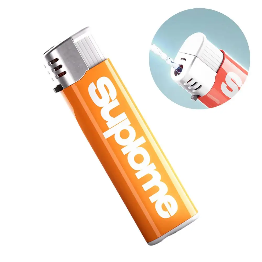 New Kids Toy Lighter Water Gun Press To Spray Water Trick Prank Party Treat Or Toys Funny Favors Gadgets D9l6