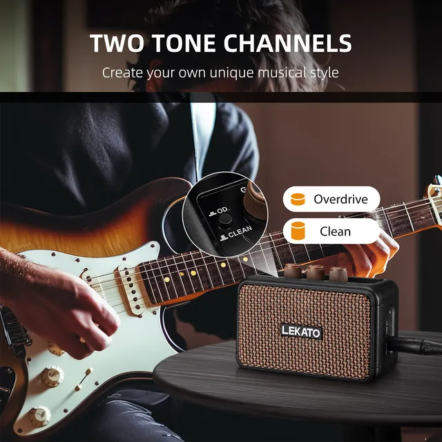 Amplificatore Per Cuffie Per Chitarra Elettrica, Effetto Di - Foto 3