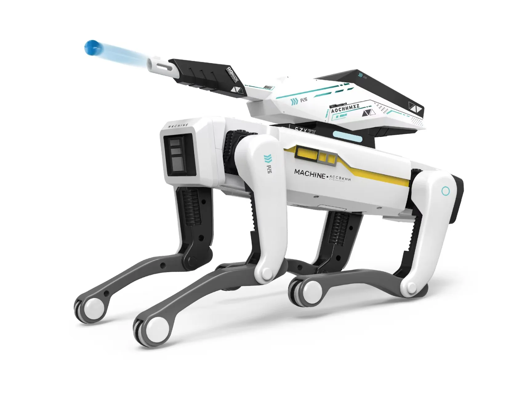 programmable rc robot dog close up