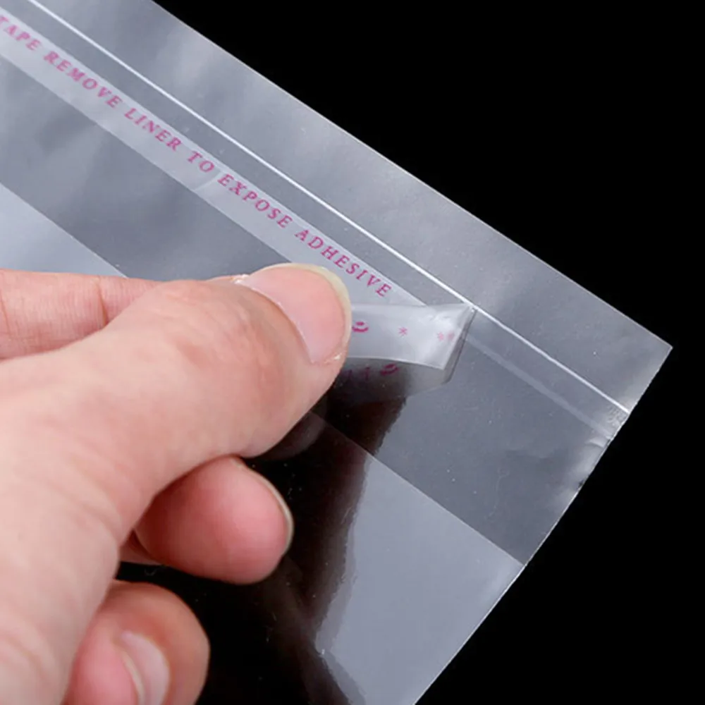 30X40cm Big Clear OPP Bag 100pcs Self Adhesive Seal Plastic Bags - Clothes Magazine vegetable Pack Resealable Poly Packing Pouch 3
