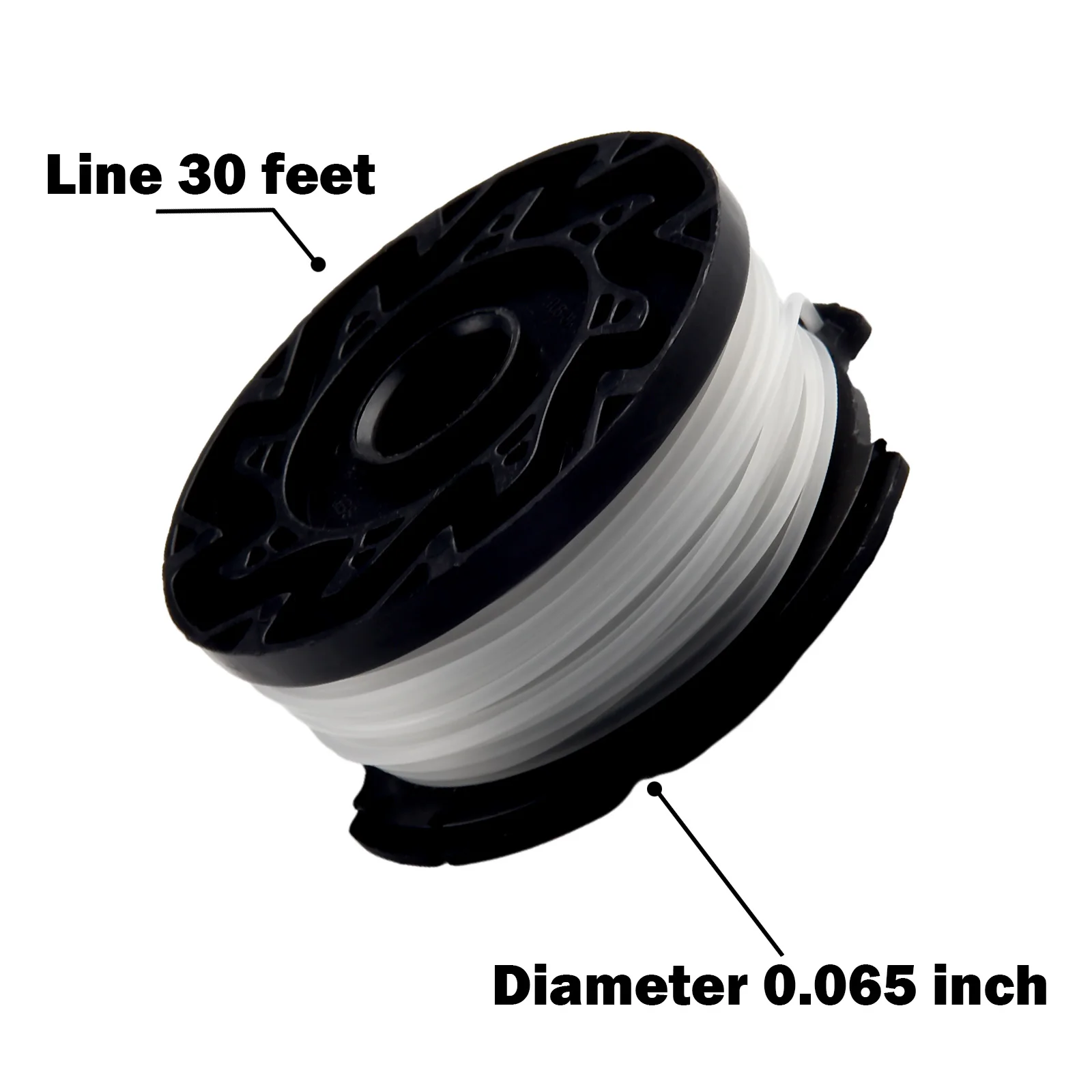 

Катушка для триммера BLACK + DECKER, 0,065 дюйма, 1,65 мм, 1 + 1 комплект