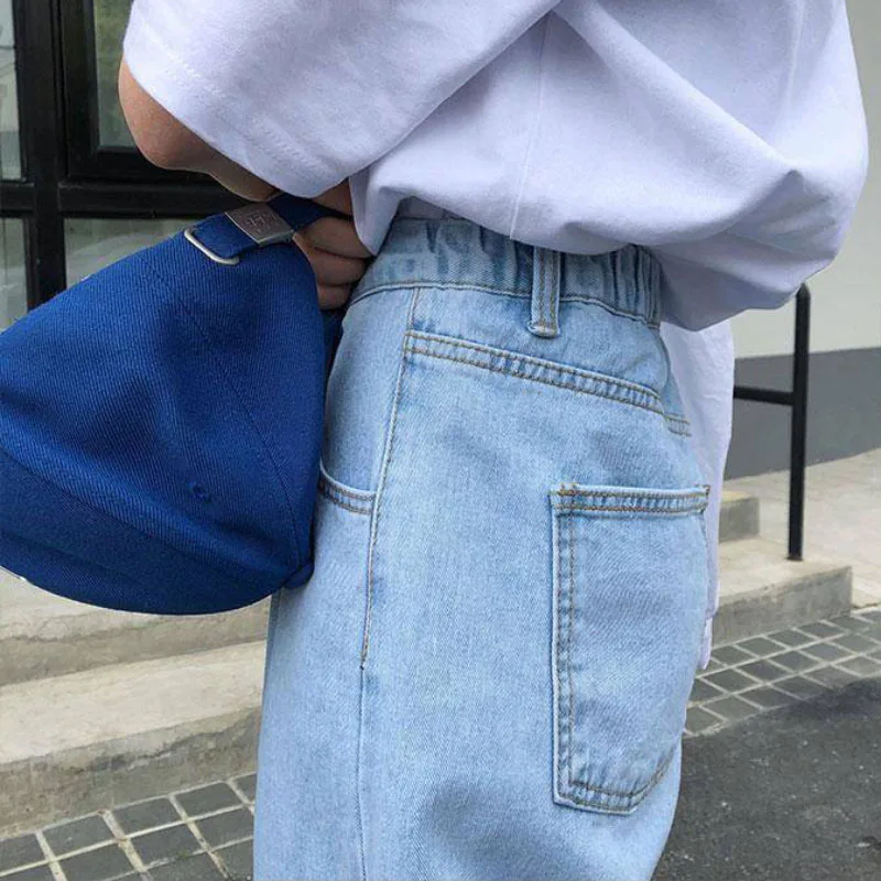 JMPRS Harajuku Women Jeans Fashion Loose Black Ankle-Length Denim Pants High Waist Casual Autumn Wide Leg Female Baggy Jeans levis jeans