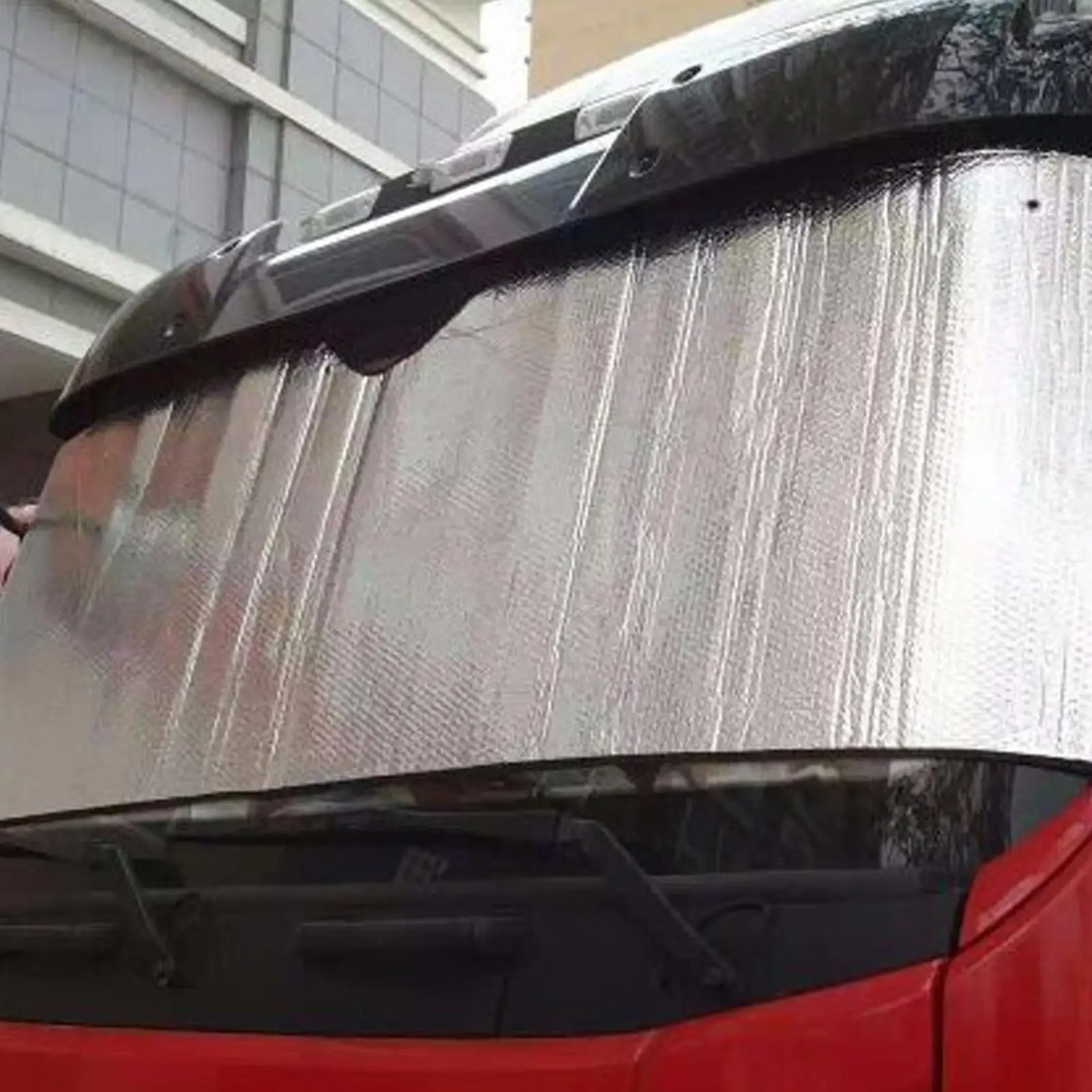 Upgrade Windshield Sun Shade 220x 70cm Reflective Semi Truck Window Shades Foldable RV Windshield Sunshade for Truck RV Van