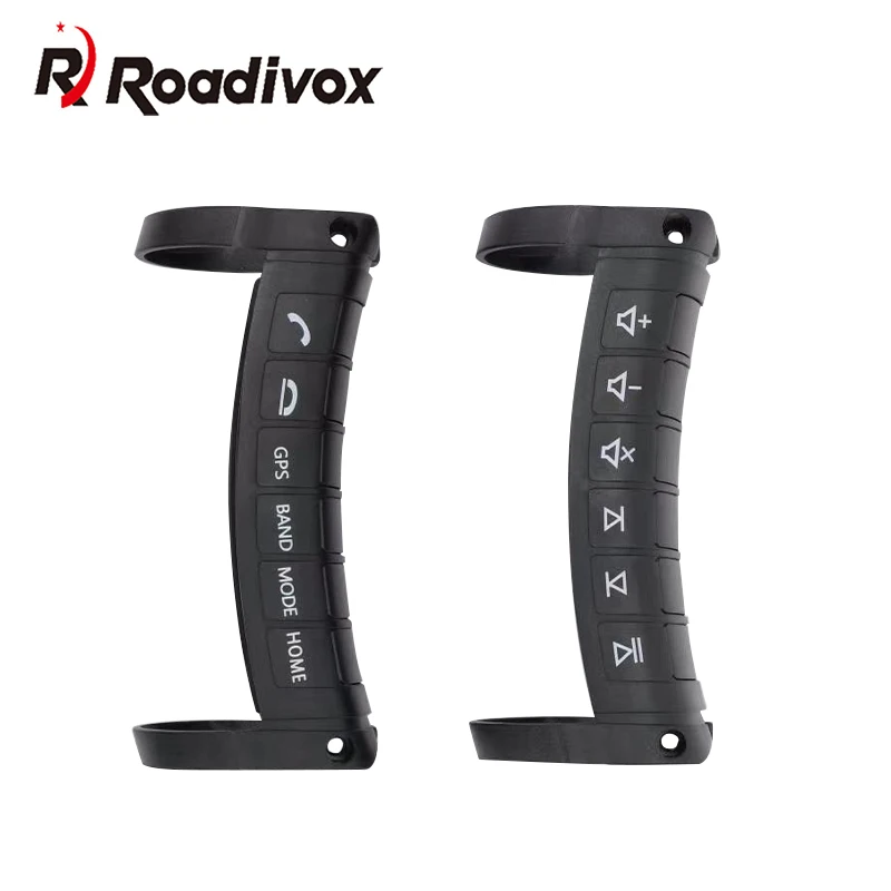12 Keys Universal Wireless Steering Wheel Remote Control Multi-function Button For Car Radio DVD GPS NavigatioN Bluetooth steering wheel remote control wireless remote controller wireless remote control steering wheel control button