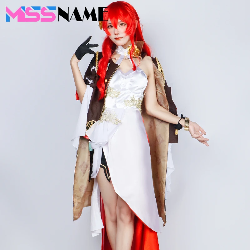 

Game Honkai Impact 3rd Murata Himeko Cosplay Costume Role Play Comic Con Dress Hallowmas Party Wigs Coser Prop