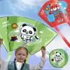 Spring Outing Pocket Kite Easy To Fly 50 Meter Kite Line Animal Wind Kites Family Trips Friends Game Foldable Kite 2