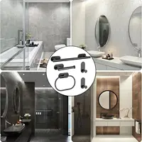 อุปกรณ์ห้องน้ำชุดที่ใส่กระดาษชำระอุปกรณ์ห้องน้ำกาวตนเองแถบผ้าสแตนเลสห้องน้ำห้องครัวห้องน้ำ 5