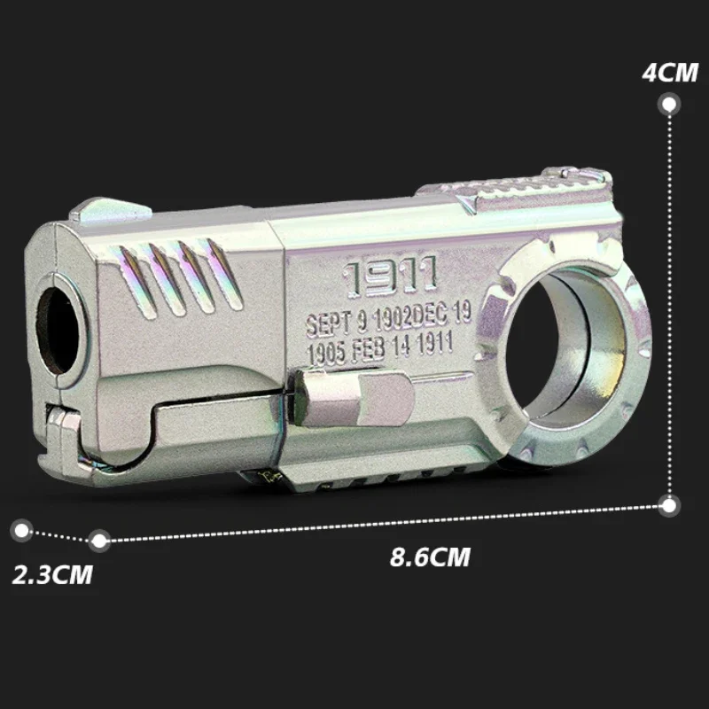 창의적인 휴대용 미니 1911 G17 소프트 총알 총 링 장난감 셸 피스톨 장난감 선물