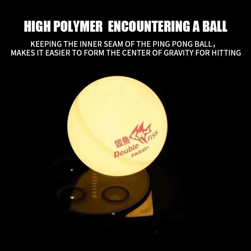 Description Picture 6 of itemDouble Fish Memorial Ball 2024 Paris Olympics V40+ Ping Pong Balls Official 3 Star Gift Box Table Tennis Ball Limited Edition