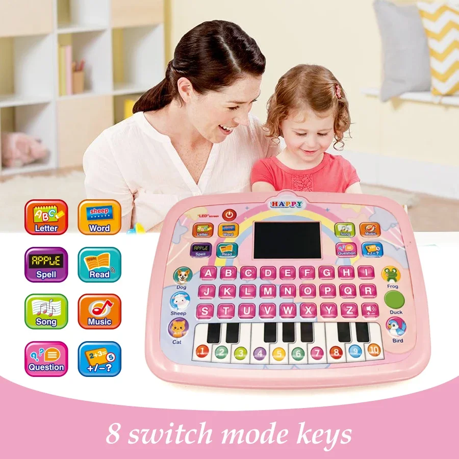 Learning Machine for Kid Talking Language Electric English Toys Electronic Study Game Girls Boys Gift Child Kids Computer