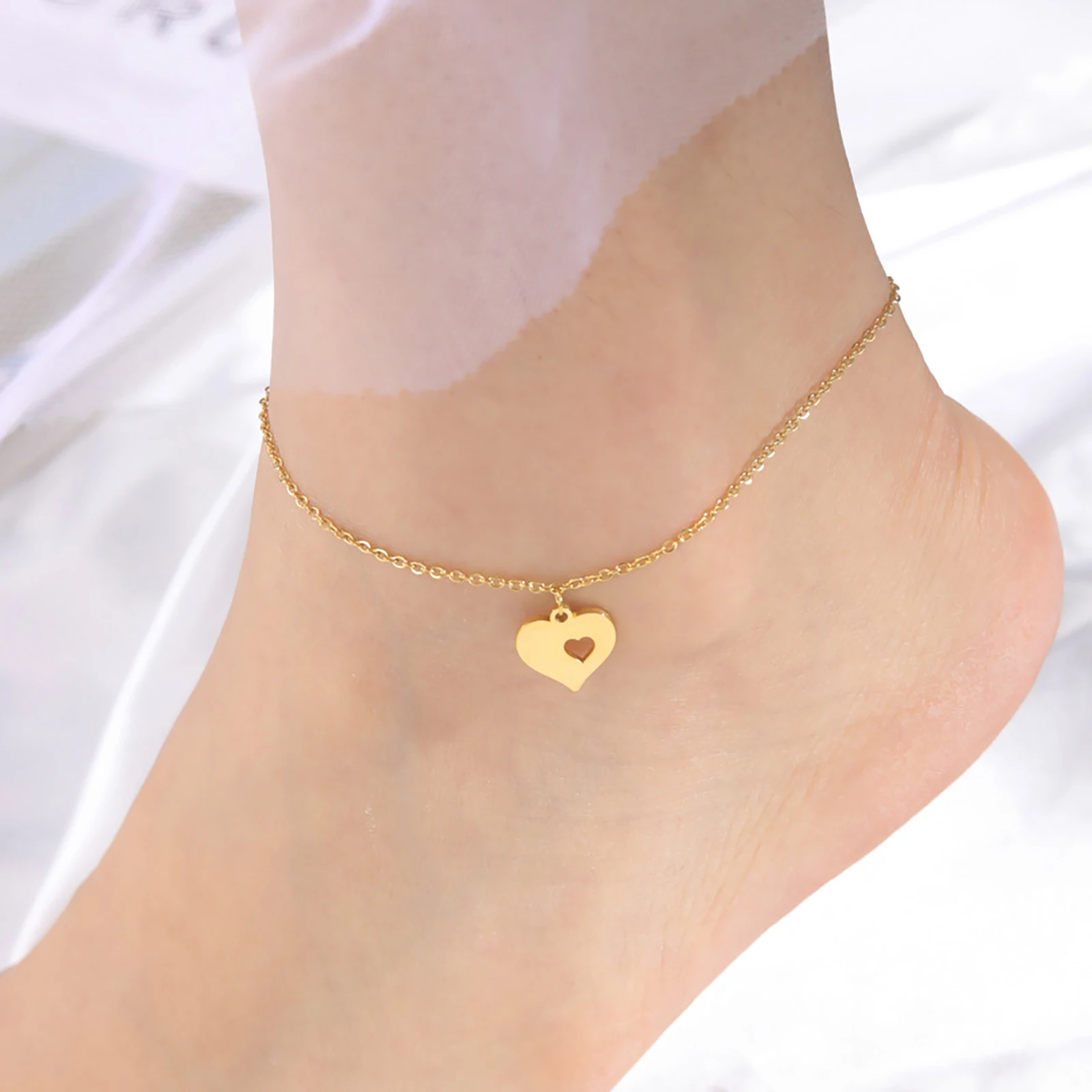 Stainless Steel Beach Foot Chain Jewelry Stainless Steel Ankle