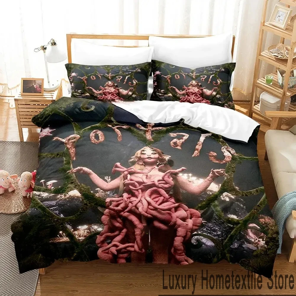 3D Print Portals Melanie Martinez album Bedding Set Double Twin King Duvet Cover Comforter Pillowcase Boys Girls Adults Bedroom 3