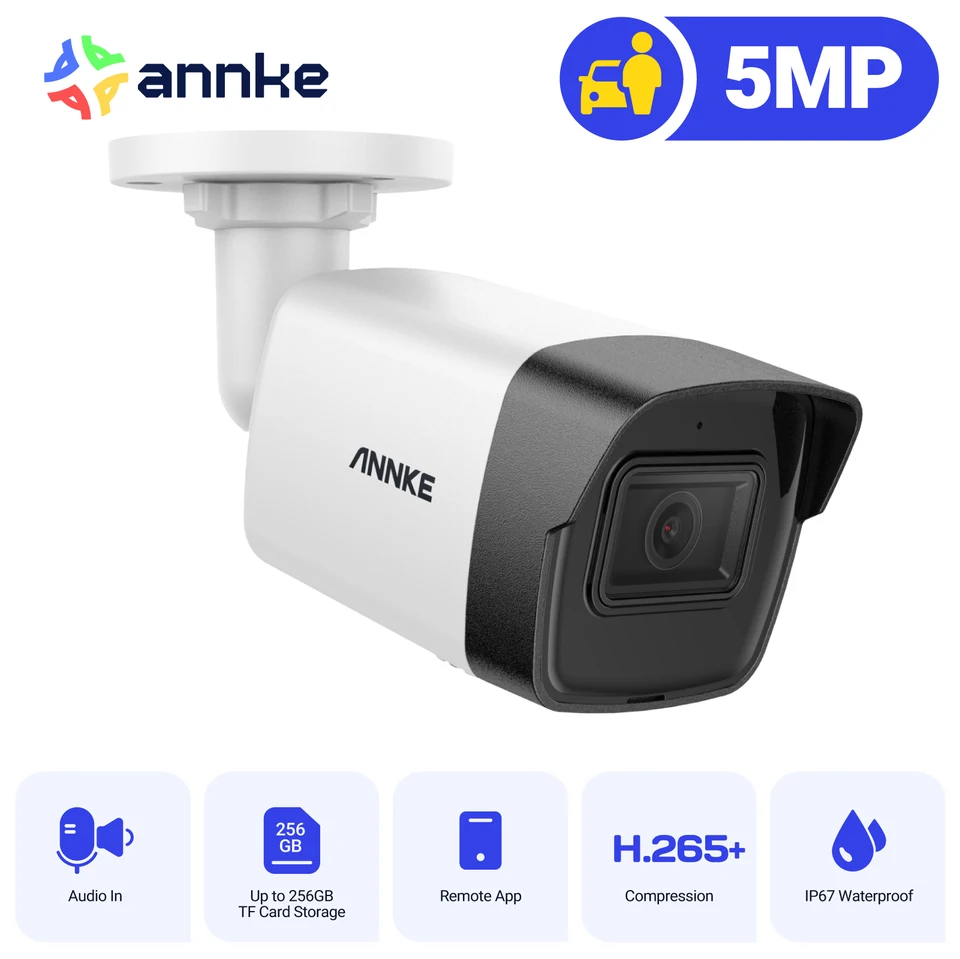 ANNKE 5MP Ultra HD PoE Security Camera