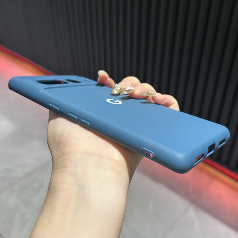Luxury Silky Silicone Shockproof Protective Case - Soft-Touch Back Cover