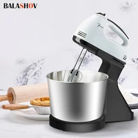 110V/220V Stand Food Mixers Kitchen Electric Food Blender Desktop Egg Whisk Cream Cake Dough Kneader Milk Frother Food Processor 1