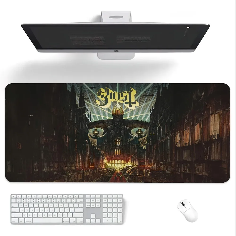 Rock Band Ghost 13 commandments Mouse Pad Computer Laptop Gaming Office Wrist Guard Non Slip Keyboard Pad 3