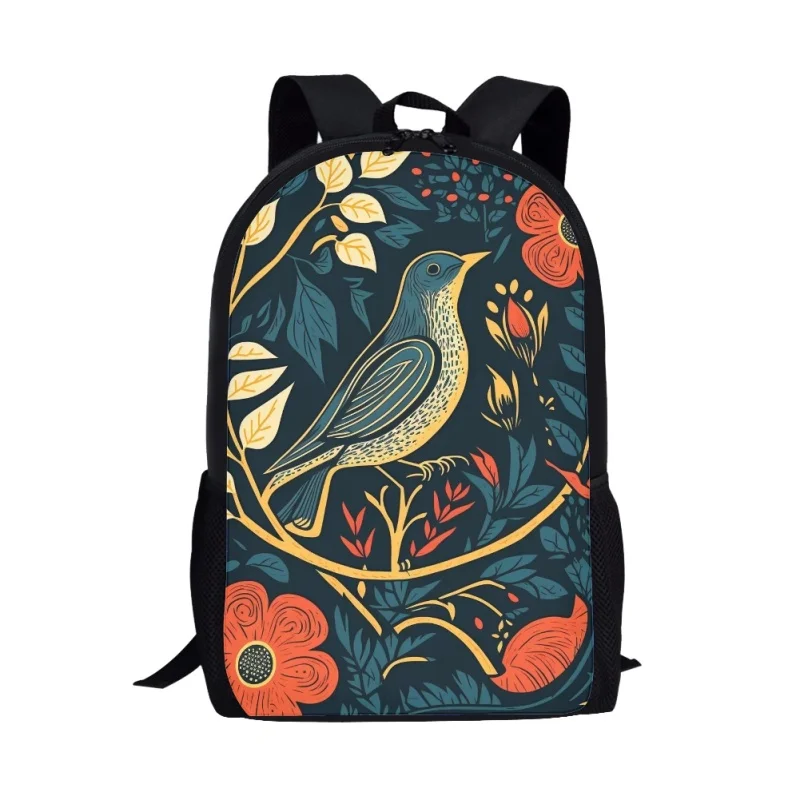 Hot Animals Birds Print Backpack For Kids Children Schoolbag Teen Boys Girls Bag School Student Book Large Capacity Backpack