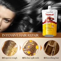 Batana Hair Mask Magical 5 Second Repair Damage Frizzy Soft Smooth Shiny Hair Deep Moisturize Hair Treat Repair Hair Care Mask 5