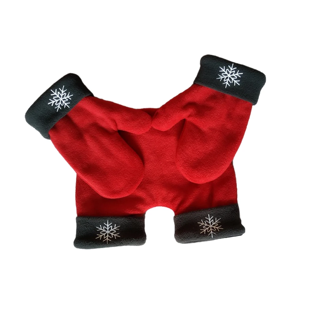 Winter Couple Gloves Polar Fleece Lovers Winter Thicken Warm Glove Sweethearts Christmas Gift Romantic Couples Mittens