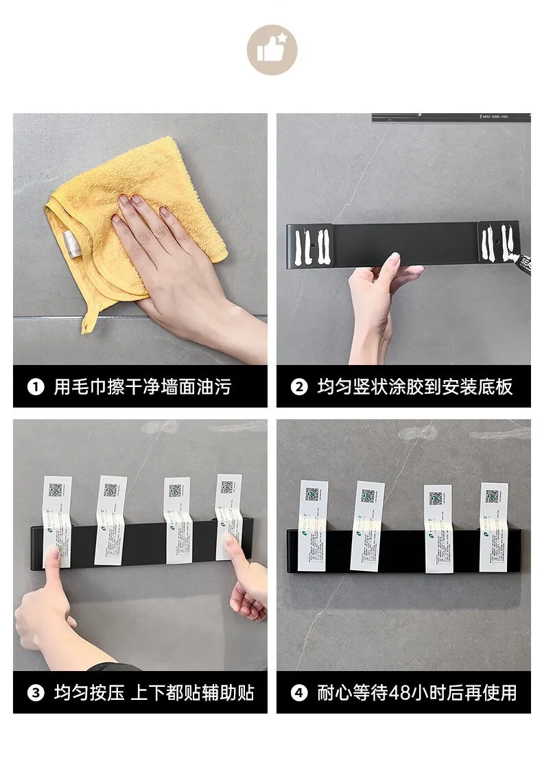 휴대용 다기능 선반 주방 나이프 거치대, 칼 블록 홀더, 벽걸이 간단한 보관 주방 도구