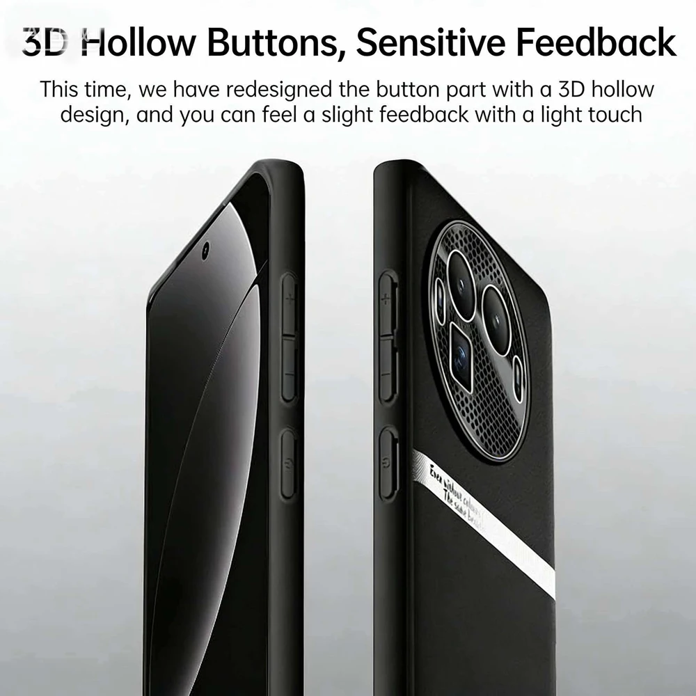 Premium PU Leather Case with Dual-Pigment Lens Protection and Full Camera Coverage