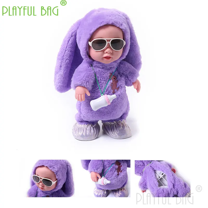 30cm robot electric plush toy children's milk bottle vinyl doll singing dancing interactive Christmas gift education toy VD108