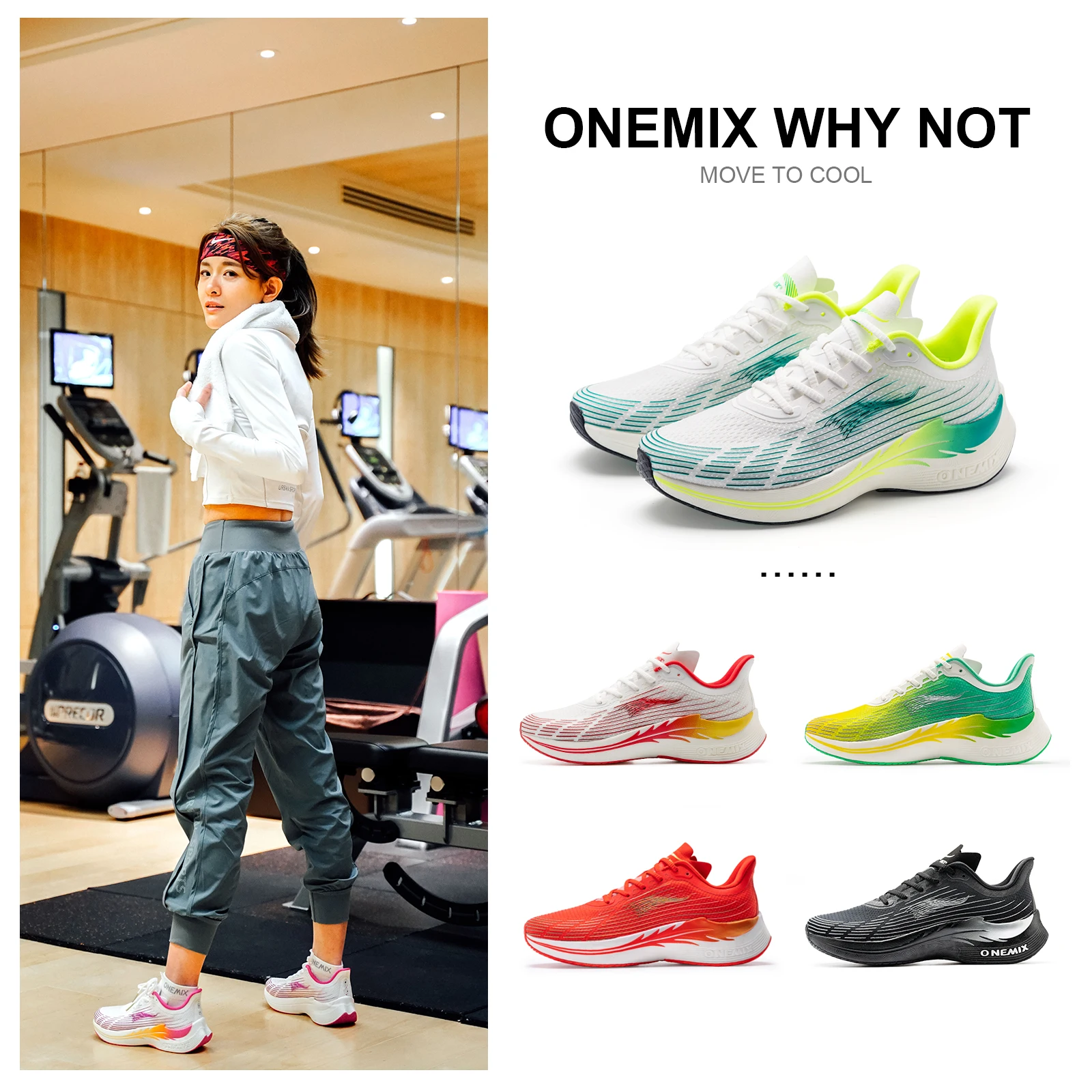 ONEMIX 2023 Carbon Plate Running Shoes for Men Breathable Racing Sport Shoes Casual Soft New Trend Outdoor Male Walking Sneakers