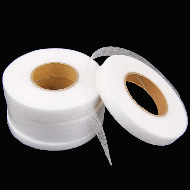 White Black Double-Sided Hot Melt Adhesive Interlining Tape Patchwork  Hemming Material DIY Clothes Sewing Accessories 68Yards - AliExpress