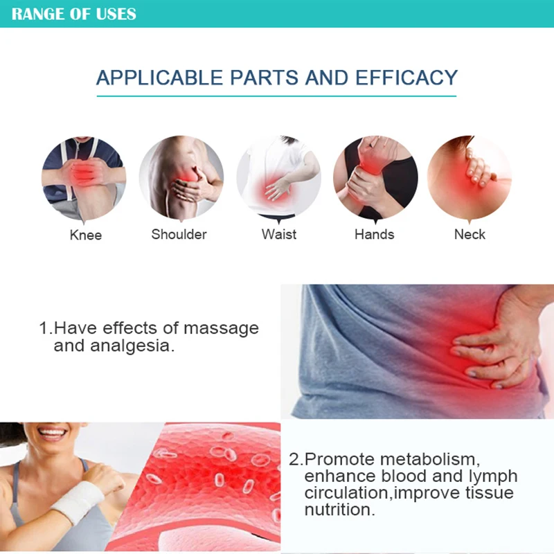 60g Ultrasonic Inject Gel for Ultrasonic Therapy Machine Physiotherapy Instrument Massager Supplement Cream Gel 2/4 Tube