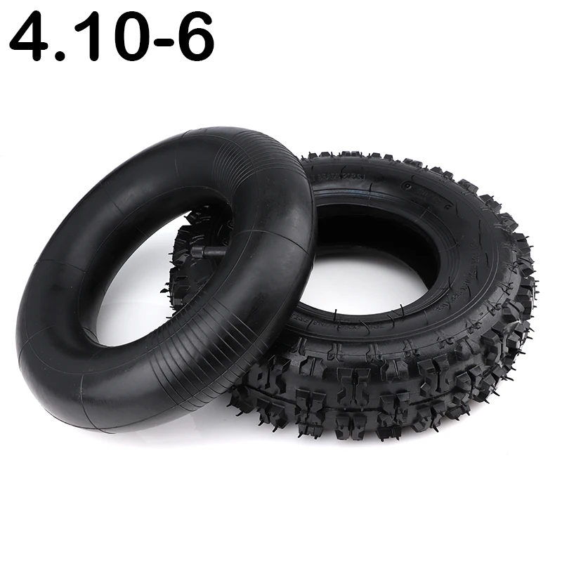 

Tire 4.10-6 Inner Tube Outer Suitable For Atv Go Kart Mini Quad 47cc 49cc Snow Motorcycle