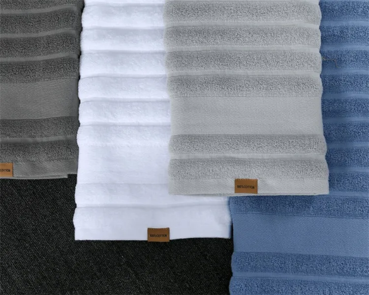 Saugfähiges Badet uch aus Baumwolle für Erwachsene, 5-Sterne-Hotel, Hausdick, Gewerbe, Familie, Gesicht, Hand, Haare, Luxus-Badezimmer handtücher – Detail 10