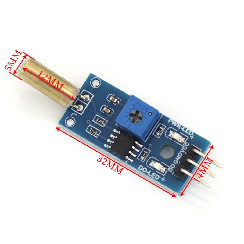Tilt Sensor Module Switch SW-520D Angle Vibration Microcontroller Electronic Building Blocks Smart Robot For Arduino Diy Kit