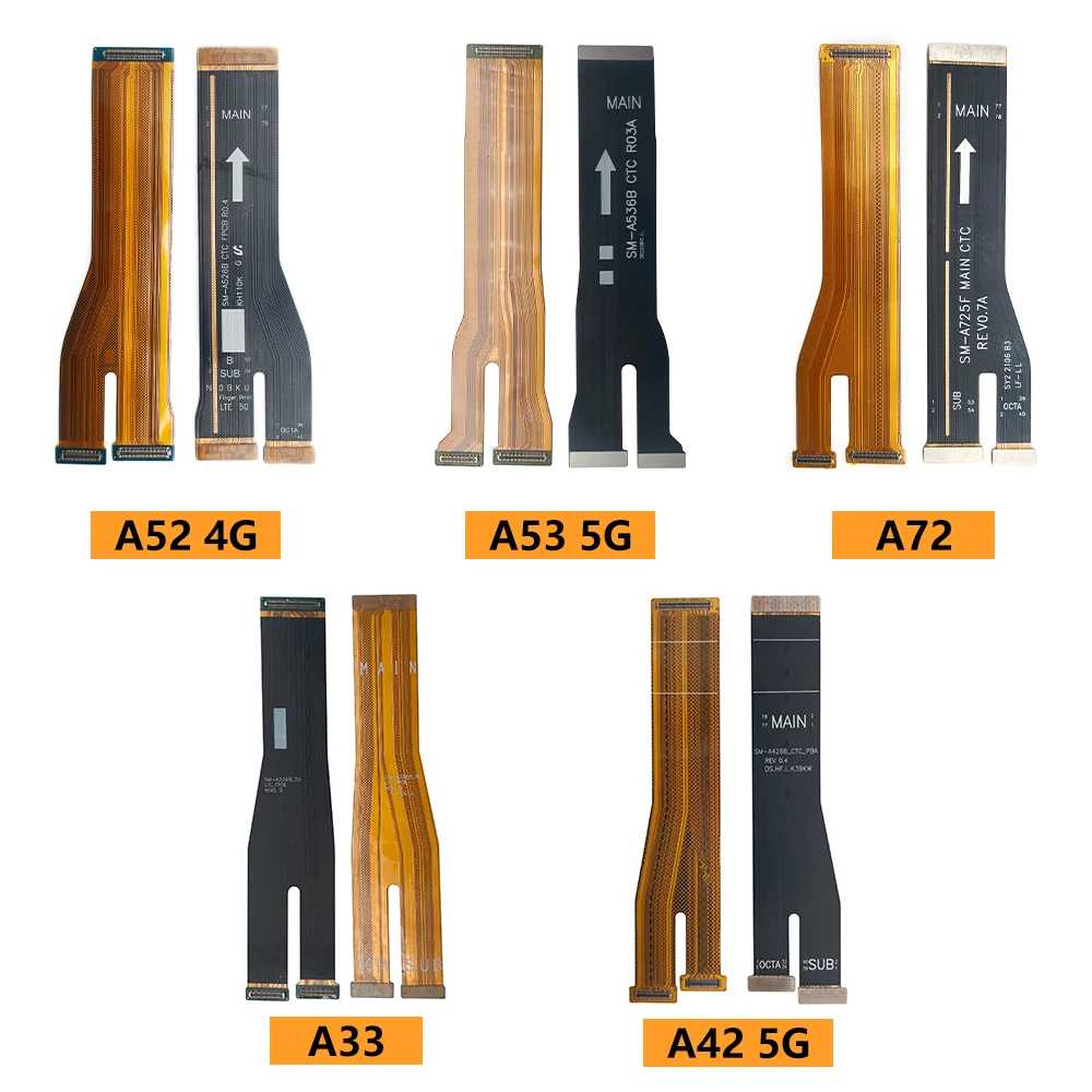 NEW Tested Replacement Main Board Motherboard Connector Flex Cable For Samsung A21 A72 A22 A33 A42 A52 A32 4G A53 5G A73