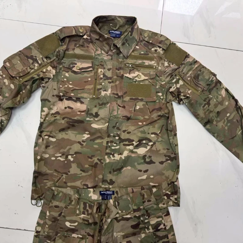 Multi pockets Tactical Suit Camouflage Uniform Workwear Tops Pants Sets Training Combat Ghillie Suits Outdoor Hunting Clothing